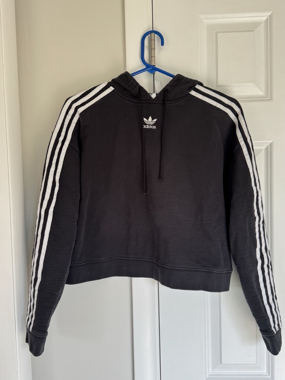Adidas Black & White Hoodie